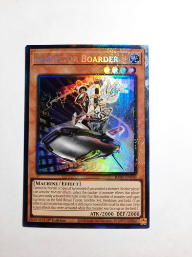 Inspector Boarder - Prismatic Collector's Rare - Yugioh