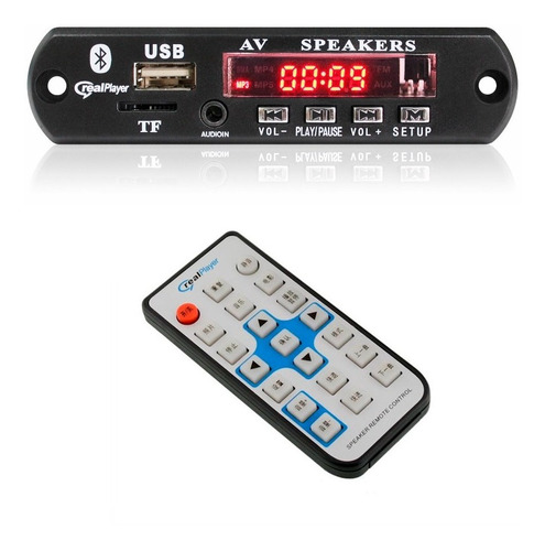 Modulo Mp5 Reproductor Mp3 Video Control Remoto Bluetooth