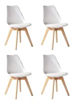 Comprar Silla de comedor Flia. HDC Group HDC Group Tulip color blanco x 4 unidades