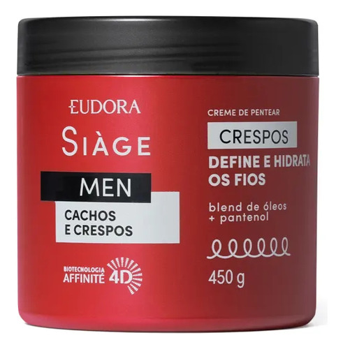 Combo Eudora Siàge Men Cachos E Crespos 5 Itens