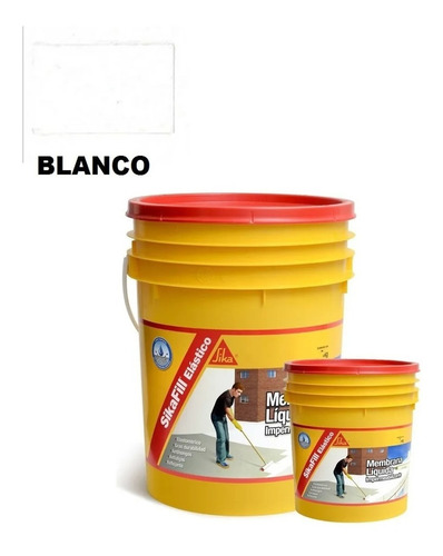 Sikafill Elástico Membrana Liquida 20 + 4 Kgs. Blanco