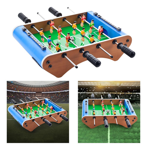 Mesa Portátil Juego De Fútbol Jugadores De Juguete Niños