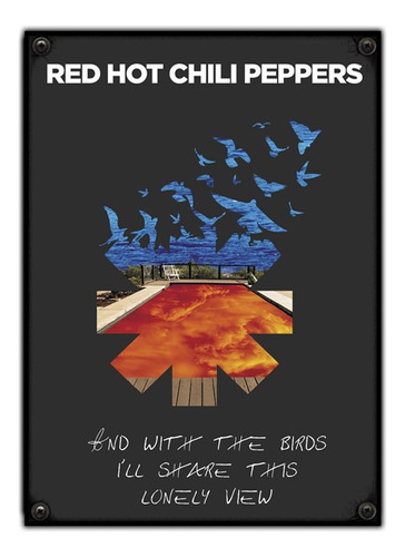 #964 - Cuadro Decorativo - Red Hot Chilli Peppers No Chapa