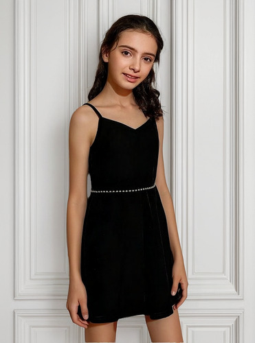 Vestido De Nena, Adolecente Símil Terciopelo