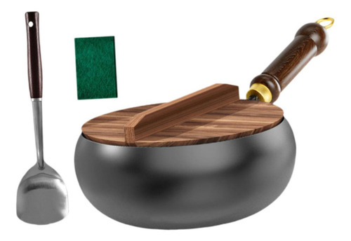 Sartén Wok De Hierro, Sartén Para Freír, Sartén Para
