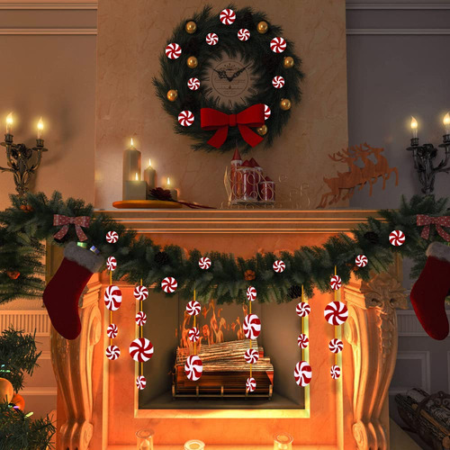 40 Piezas De Decoración De Dulces For Árboles De Navidad,