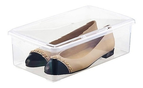 Oferta!! Organizador 10un Zapatos Multiuso Caja Plástico