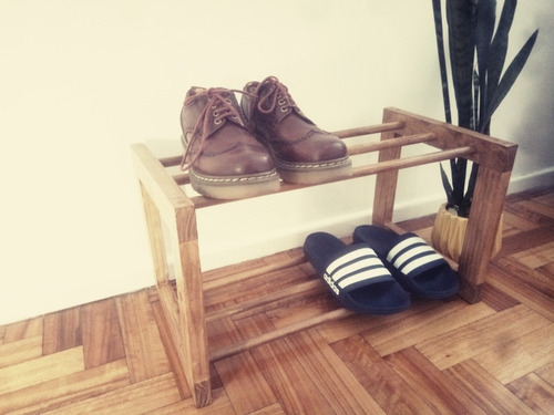 Porta Calzados Escandinavo De Madera Zapatero