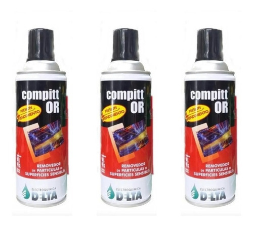 Imagen 1 de 4 de Aire Comprimido Aerosol Limpar Pc Cuotas Envio Gratis X 3