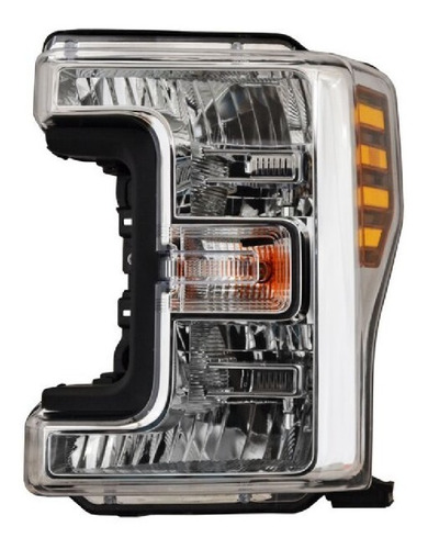 Faro Ford Super Duty 17 18 19 Reflejante Ambar Humo Tyc Nsf