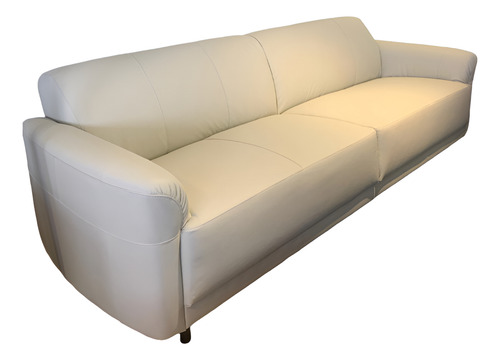 Sofa 2 Cuerpos Marbella - Tapizado En Cuero Vacuno - Blanco