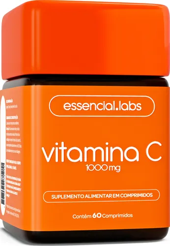 VITAMINA C 1000mg - Fórmula Concentrada e 100% PURA - 60 Doses