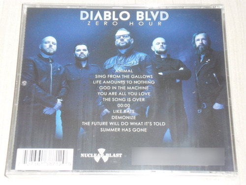 Cd Diablo Blvd - Zero Hour 2017 (europeu) Lacrado