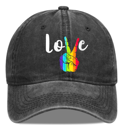 Heucapc Love Gorra De Béisbol Gay Lesbian Vintage Sombreros 