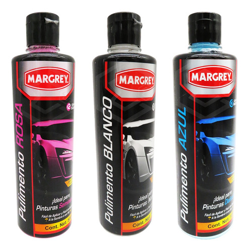 Pulimento 500ml Blanco,azul,rosa Alto Brillo Grano A Color Blanco