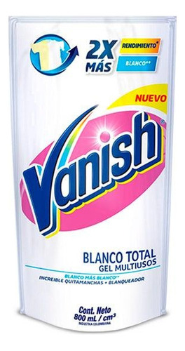 Vanish Quitamanchas Ropa Blanca Liquido Multiuso 800 Cc
