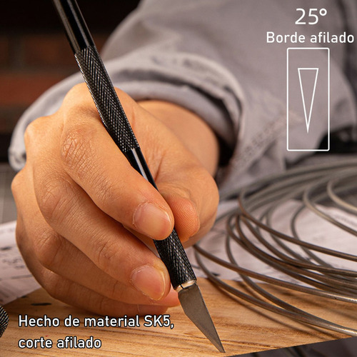 ' Exacto Profesional Cutter Cortar Cuchillo Con 100 Navajas
