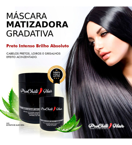 Shampoo Anti-resíduo Limpeza + Máscara Preta Loiro Grisalhos