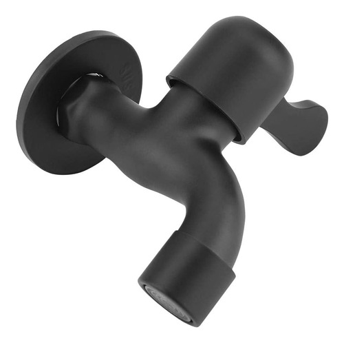 Grifería Negra Para Lavadora Grifo Deacero Inoxidable Lavabo