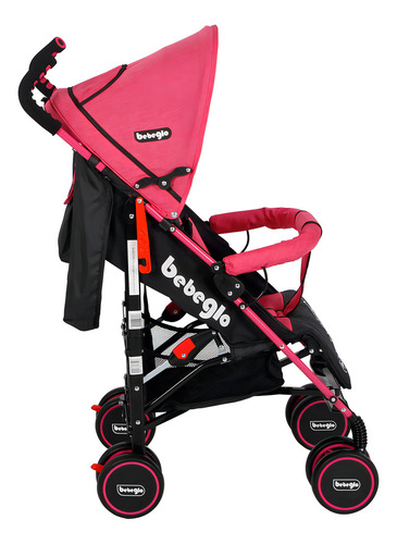 Bebeglo Carriola Bebé Toldo Cierre Velcro Y Cubre Pies Rosa