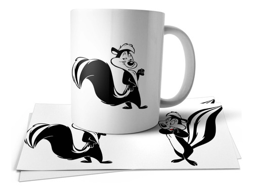 Zorrillo Pepe Le Pew Looney Tunes Taza Tu Propio Estilo