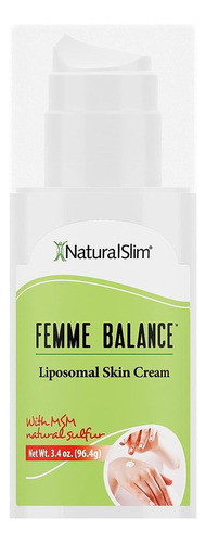 Femme Balance Crema Progesterona Natural Slim Frank Suarez Sabor Sin Sabor