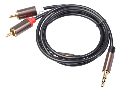 6 Cables Rca Estéreo Hifi De 3,5 Mm A 2 Cables De Audio Rca