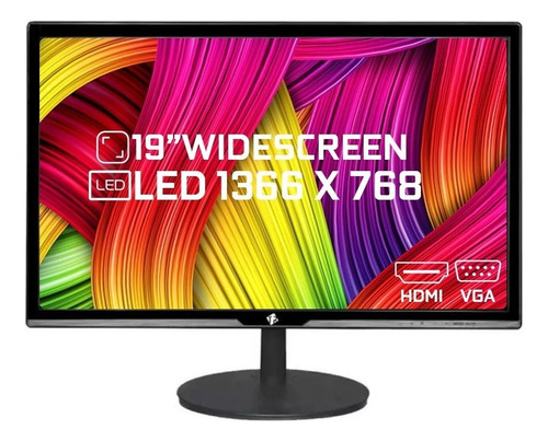 Monitor Led 19 Polegadas + Kit Teclado E Mouse Sem Fio