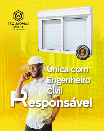 Janela Com Persiana Externa Automática - Melhor Prazo