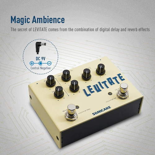 ... Pedal De Efectos De Guitarra Sonicake Delay And Reverb