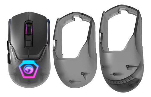 Mouse Gamer Bt Marvo Rgb Puños Intercambiables Diginet