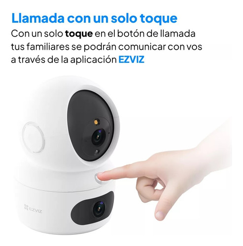 Camara Seguridad Wifi 4mp Ezviz H7c Audio Doble Lente 2k+