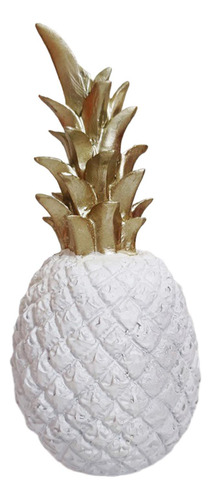 Escultura De Abacaxi, Ornamentos De Mesa, Branco Eu