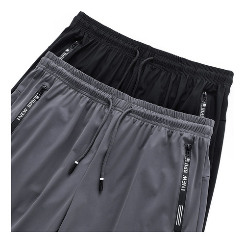 2 Pcs Short Cómodo Suelto Ejercicio Correr Gym Para Hombre