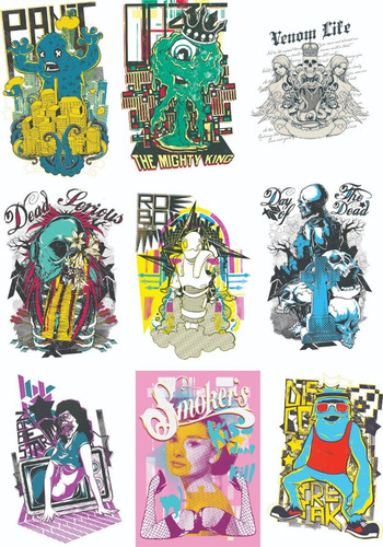 Pack De Vectores Para Sublimación O Serigrafía