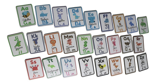 Associação Letras Com Imagens Alfabetização Infantil