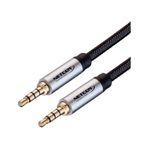 Cable De Audio Plug 3.5mm A Plug 3.5mm Trrs De 1.80 Mts 