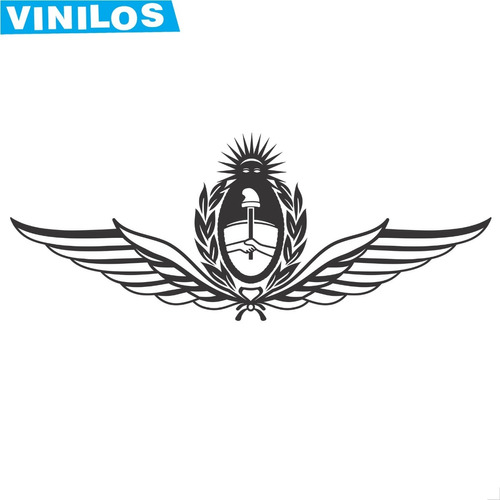 Vinilo Escudo Fuerza Aérea Argentina (23cm)