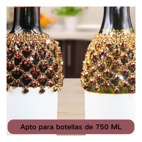 Pearly Jun Botella De La Botella De La Boda Bolsa De Vino Mr