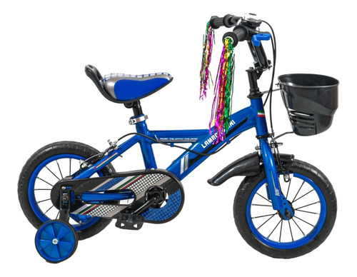 Bicicleta Infantil Rodado 12 Niños Lamborghini Con Timbre