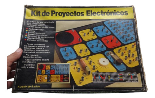 Juego Kit De Proyectos Electronicos Vintage Retro Incompleto