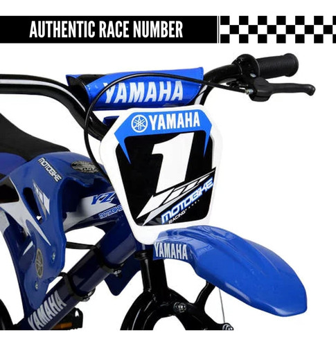Bicicleta Yamaha Motocross 16 Para Niños Freno De Posavaso