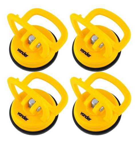 Kit 4 Mini Ventosa 60mm Removedora Amassados Carros Vonder