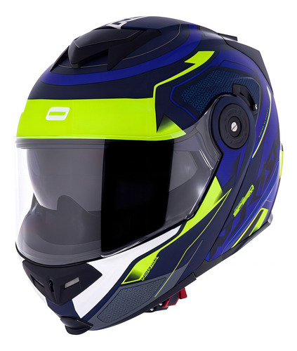 Capacete Norisk Ff345 Route Speedmax Escamoteável Cor Azul