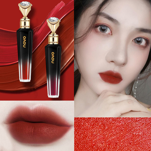 Esmalte Labial Feminino De Veludo Fosco Fosco E Duradouro