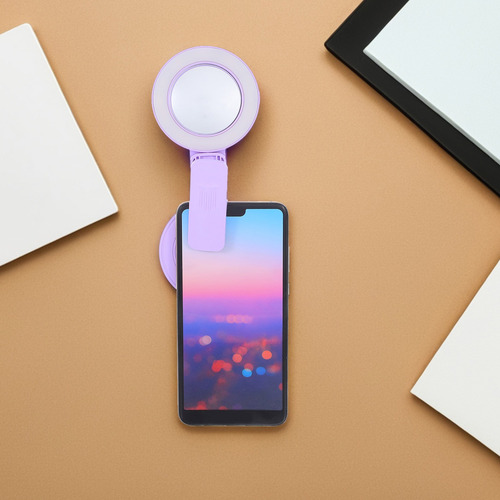 Espejo Universal Para Selfies Con Clip Para Teléfono: Anillo