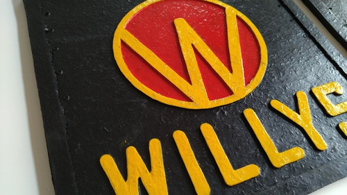 Jeep Willys Salpicaderas Caucho