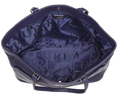 Bolso De Hombro De Cuero Furla Raffaella (notturno 026)