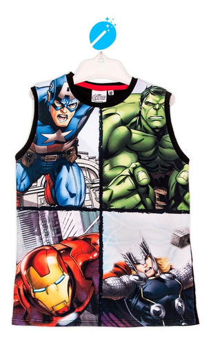 Remera Musculosa Avengers Endgame Original Ironman Hulk Niño