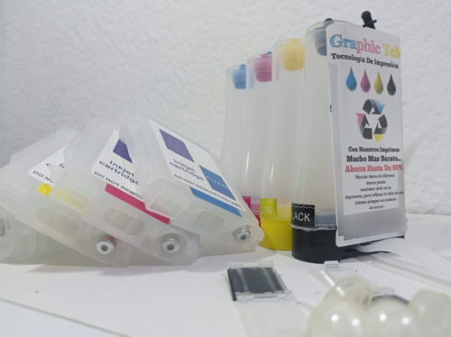 Sistema Tinta Continua Compatible Designjet 110p 10 Y 11 S/t